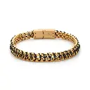 GIORGIO MILANO MEN Woven Stainless Steel Chain BRACELET 2080SGBK