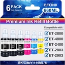 OFCINK Compatible Ink Bottle Replacement for Epson 522 Ink Refill | Compatible with Epson EcoTank ET-2800