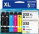 CHOUINKR Remanufactured Replacement for Epson 232XL Ink Cartridge Combo Pack 