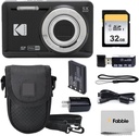 KODAK PIXPRO FZ55 16MP Digital Point & Shoot Camera,Bundle (Black)