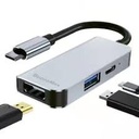 BrookStone 4 in 1 USB-C Hub Adapter USB 3.0 Multi-Port  