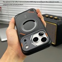 YOOBAO  Full Coverage Silicone Magnetic Shockproof Phone Case, Stylish Personalized Soft Protective Cover - Iphone 15 - Black 