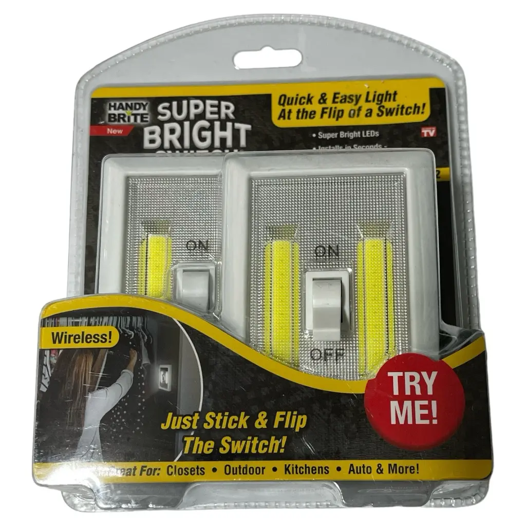 HANDY BRITE SUPER BRIGHT SWITCH - 2 PACK