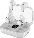 RCA EarSwitch Pro 4-in-1 Duo TWS Wireless Earbuds, Bluetooth 5.4 Open-Ear & in-Ear Dual Buds  (White)