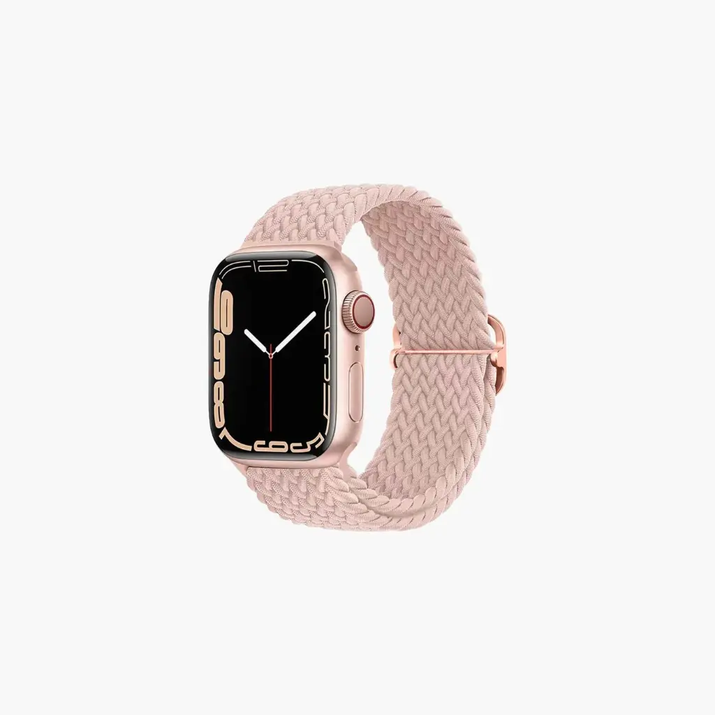 Artikl Braided Nylon Replacement Band Compatible with Apple Watch 38/40/41/42mm - Blush Pink