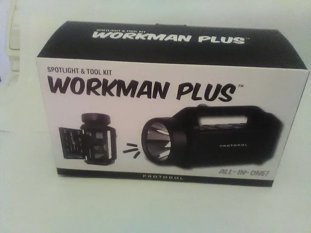 Protocol Workman Plus Spotlight & Tool Kit All- In- One LED Spotlight