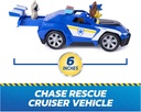 Paw Patrol: Search & Rescue, Chase Rescue Cruiser Vehicle with 2 Figures - BLUE