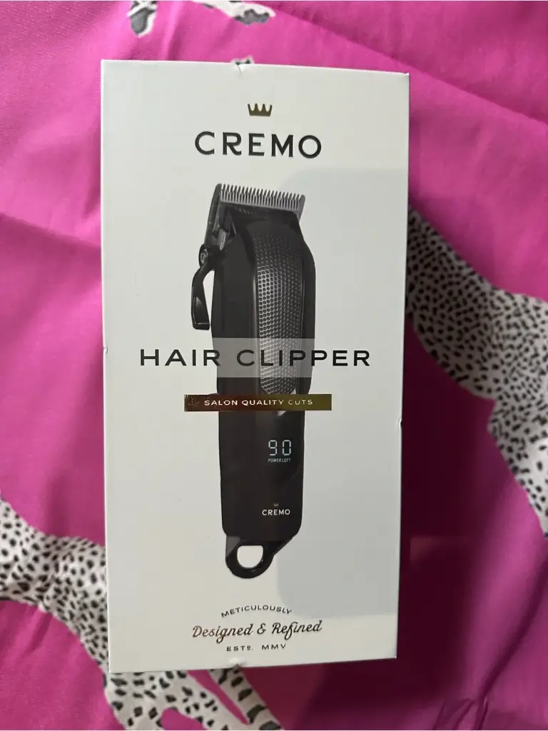 Cremo Black Hair Clipper – Professional Men's Grooming