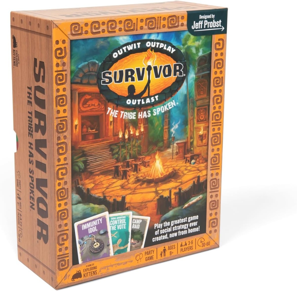 Survivor The Tribe Has Spoken Game , 3-6 Players, Ages 8+