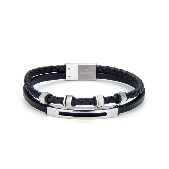 GIORGIO MILANO MEN Double-Strand Leather BRACELET 2055ST2