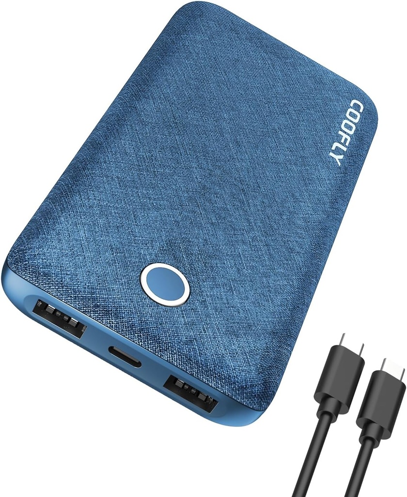 COOFLY POWER BANK BLUE 20000mAH