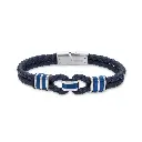 GIORGIO MILANO MEN Double Braided Leather BRACELET 2066STBL05