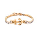 GIORGIO MILANO MEN Anchor Tennis Stainless Steel BRACELET 2088SGCL