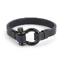 GIORGIO MILANO MEN Horseshoe Leather with Screw Lock Closure BRACELET 1538ST3