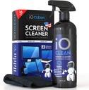 iO CLEAN SCREEN CLEANER SPRAY WITH MICRO FIBER CLOTH KIT 16 OZ