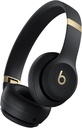 Beats Solo 4 Wireless Bluetooth On-Ear Headphones  Black & Gold 