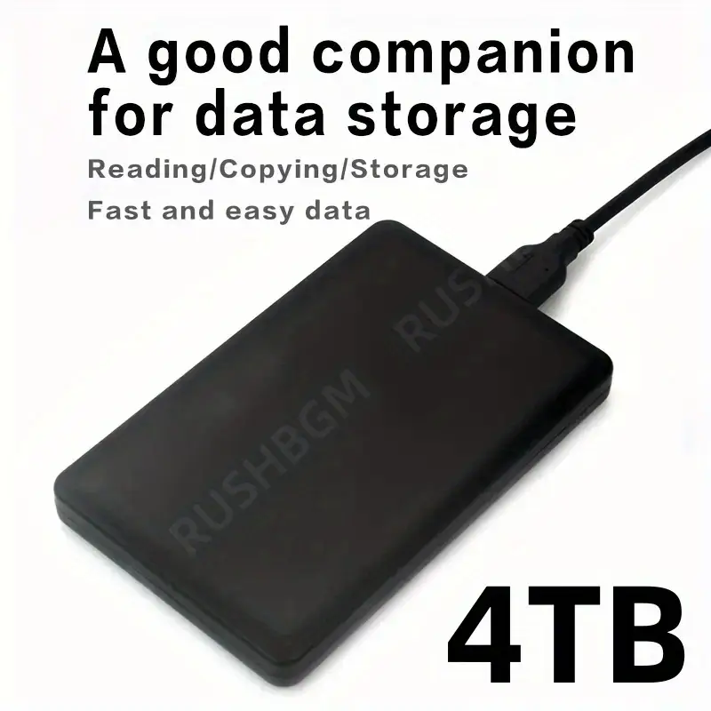 4TB High-Speed Portable SSD External Hard Drive USB 3.0 SHL-R320