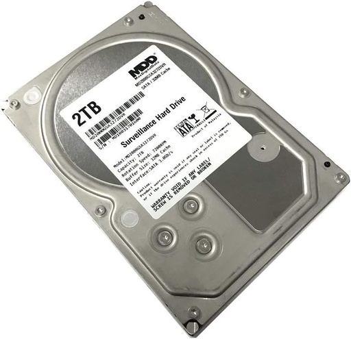 MDD MAXDIGITALDATA MaxDigitalData 2TB 32MB Cache 7200PM SATA 3.0Gb/s 3.5'' Internal Surveillance CCTV DVR Hard Drive (MD2000GSA3272DVR) - w/3 months RENEWED 