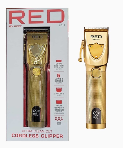 RED BY KISS ULTRA CLEAN-CUT CORDLESS CLIPPER CC11