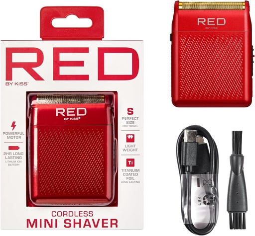 RED by Kiss Cordless Mini Shaver for Men SV01