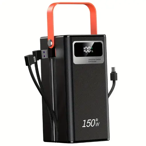 FAST CHARGING POWER BANK 100000mAh 150W with LED Flashlight