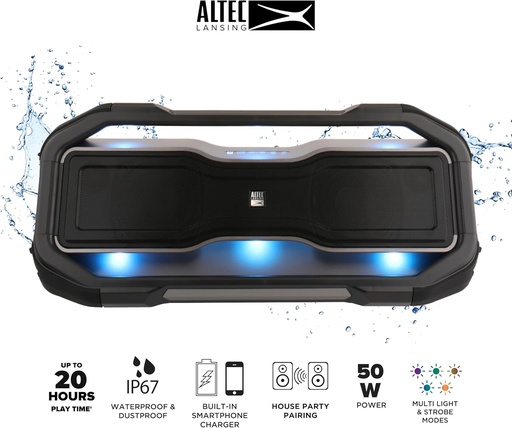 Altec Lansing ROCKBOX XL Wireless Bluetooth Speaker