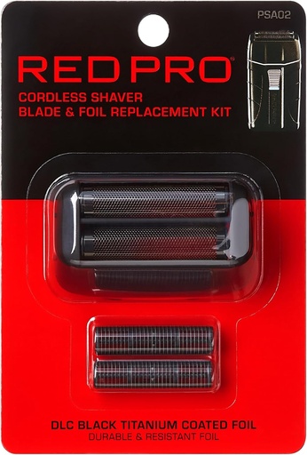 RED Pro Cordless Shaver Blade & Foil Kit Replacement FOR PSV01 & PSV02 Black PSA02 