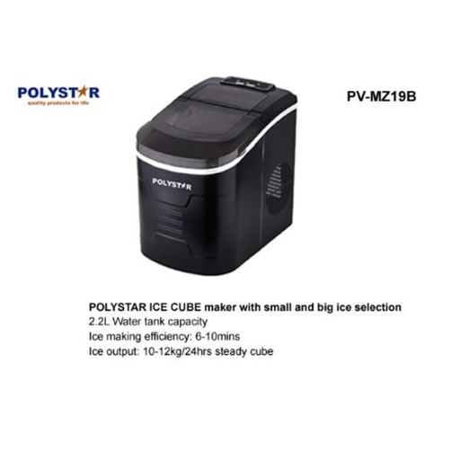 POLYSTAR ICE CUBE MAKER PV-MZ19B 2.2L WATER TANK