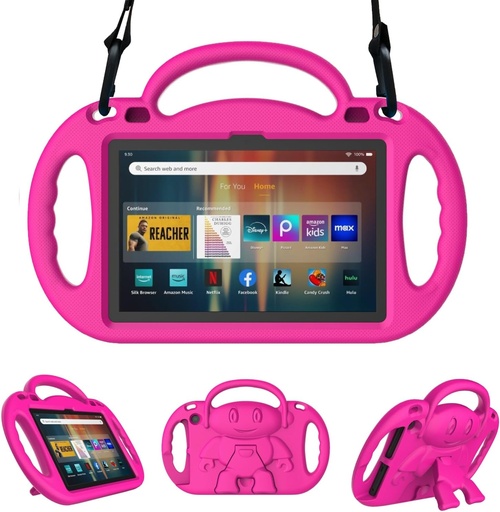 AMAZON Fire HD 8 Tablet Case With Stand Handle, Pink