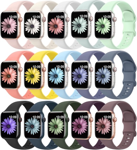 Apple watch Soft Silicone Bands for 38/40/41mm (Series10,11)