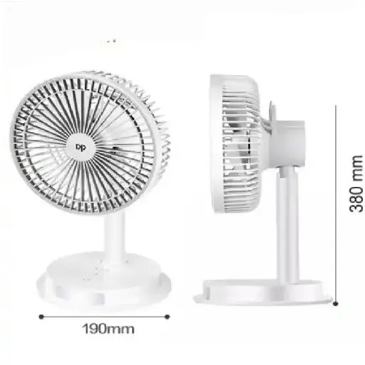 DP DESKTOP PORTABLE RECHARGEABLE FAN DP-7627