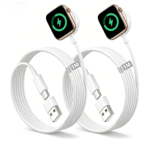 ELUTENG 2Pack Apple Watch Charger USB Magnetic Wireless Fast iWatch Charger Portable Compatible with iWatch Ultra/Series
