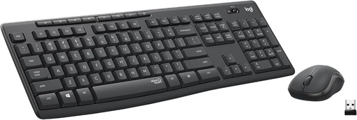 Logitech MK295 Wireless Mouse & Keyboard Combo with SilentTouch Technology