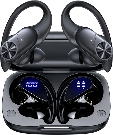 PocBuds T60 True Wireless EarPhones , Black EarBuds