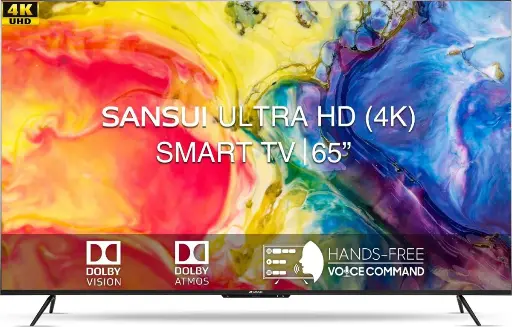 SANSUI 4K ULTRA HD 65" TV S65VAUG 