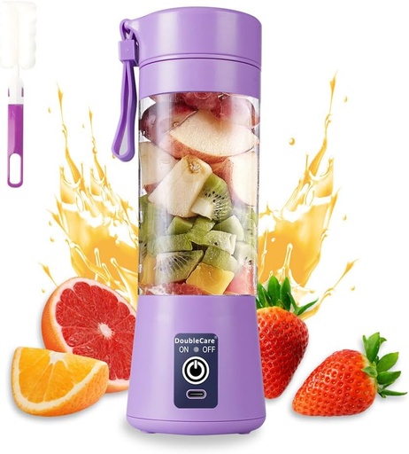 Portable and Rechargeable juicer Blender Purple