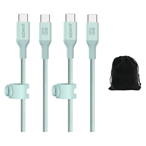 Anker 544 Bio-Nylon USB-C to USB-C Cable 10FT 140W