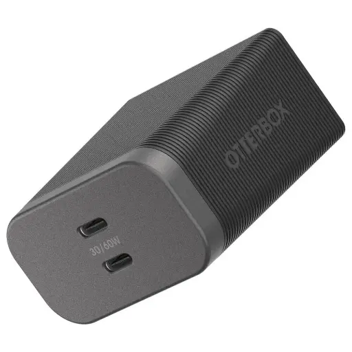 OtterBox Premium Pro USB-C Fast Wall Charger 60W Dual Port - Black