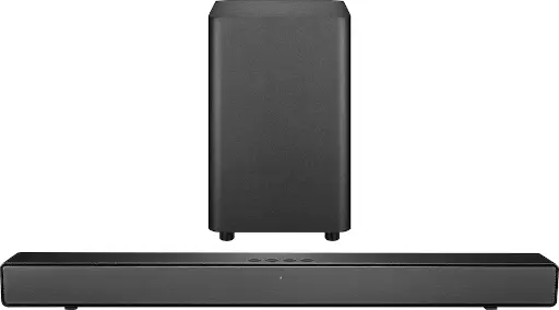 NSIGNIA NS-SBAR21F20-2.1-Channel 80W Soundbar System with Wireless Subwoofer - Black