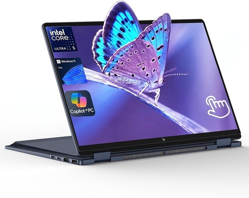 HP OmniBook X Flip  Laptop Touchscreen 14" WUXGA IPS, Intel core Ultra 5 226V, Intel 130V GPU, 16GB RAM 512GB SSD 