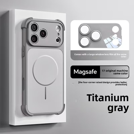YOOBAO IPHONE 15 PRO MAX  FOUR CORNER SHOCK PROOF CASE with Camera Lens Titanium Grey