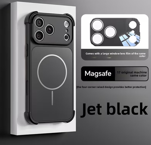 YOOBAO IPHONE 17 PRO FOUR CORNER SHOCK PROOF CASE with Camera Lens  BLACK 