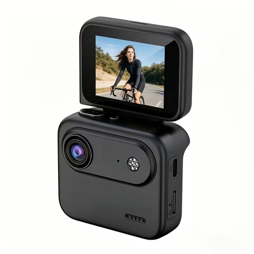 Flip Screen Thumb Camera Action Camera black 