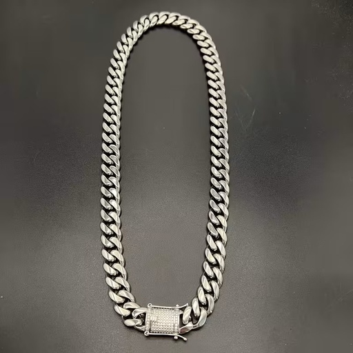 Brass Stainless Steel Bracelet with ice