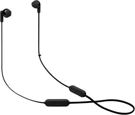 JBL Tune 215bt - Bluetooth Wireless in-Ear Headphones with 3-Button Mic/Remote and Flat Cable - Black, 