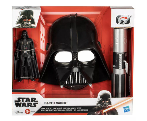 Disney Star Wars Darth Vader Action Figure with Role Play Mask and Lightsaber