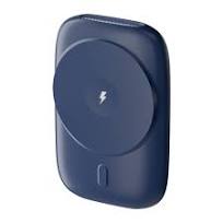 Brookstone Magnetic Charging Wireless Power Bank with Stand  5000mAh - Blue 