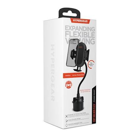 HyperGear Universal Car Cup Holder Flex Phone Mount [Hands Free] 