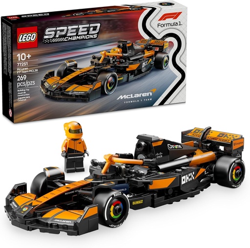 LEGO Speed Champions McLaren F1 Team MCL38 Race Car Toy  - 77251