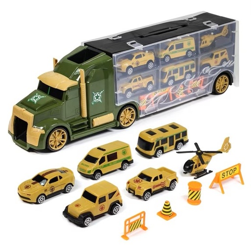 MILITARY TRANSPORTER TRUCK CARRIER TOY 